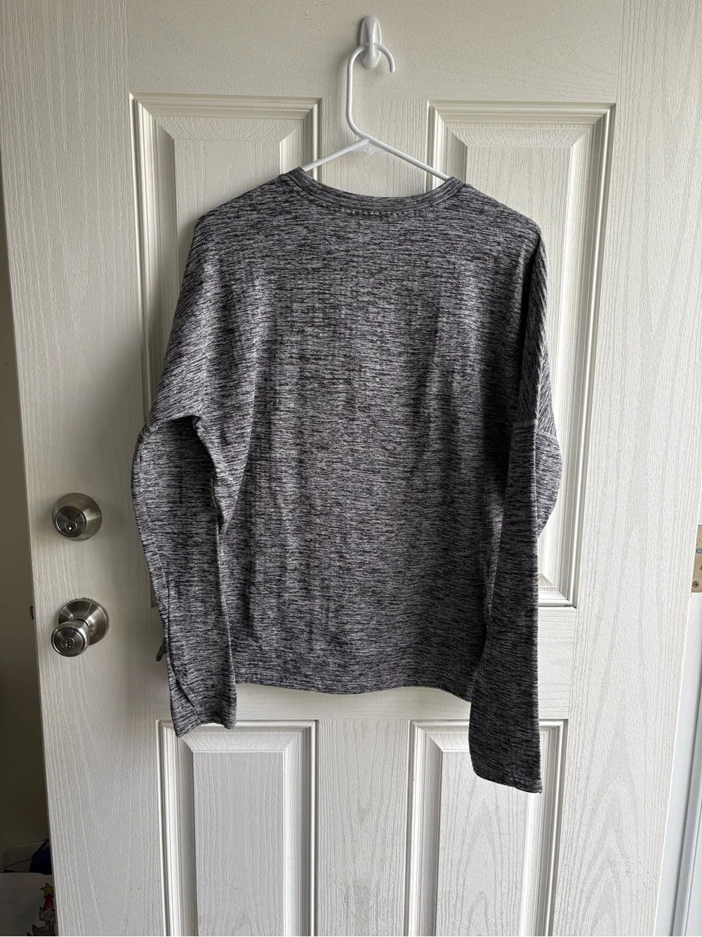 Nike Running Dri-FIT Long Sleeve Top Gray Heather Medium